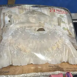 Luxury Royal Wedding Bedspread Set – 9 Piece Elegant Comforter Set