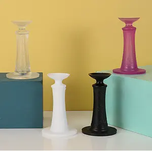 Silicone Door Stop, No Drill Wall Protector Door Stopper, Soft Anti-Collision Door Bumper for Home/Office/Bedroom, Multi-Color for Wooden Doors & Walls