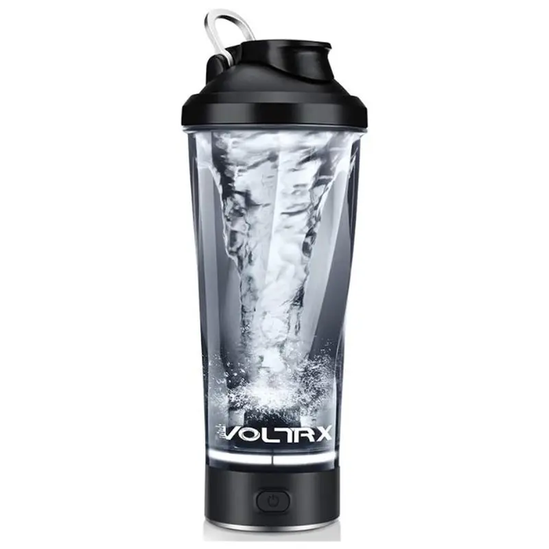 VOLTRX Vortex Boost Electric Protein Shaker Bottle, 24 oz USB-C Rechargeable Tritan Mixer