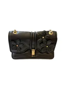 Pre-owned MCM leather Crossbody Bags Run Candy Floral Appliqué Shoulder Bag