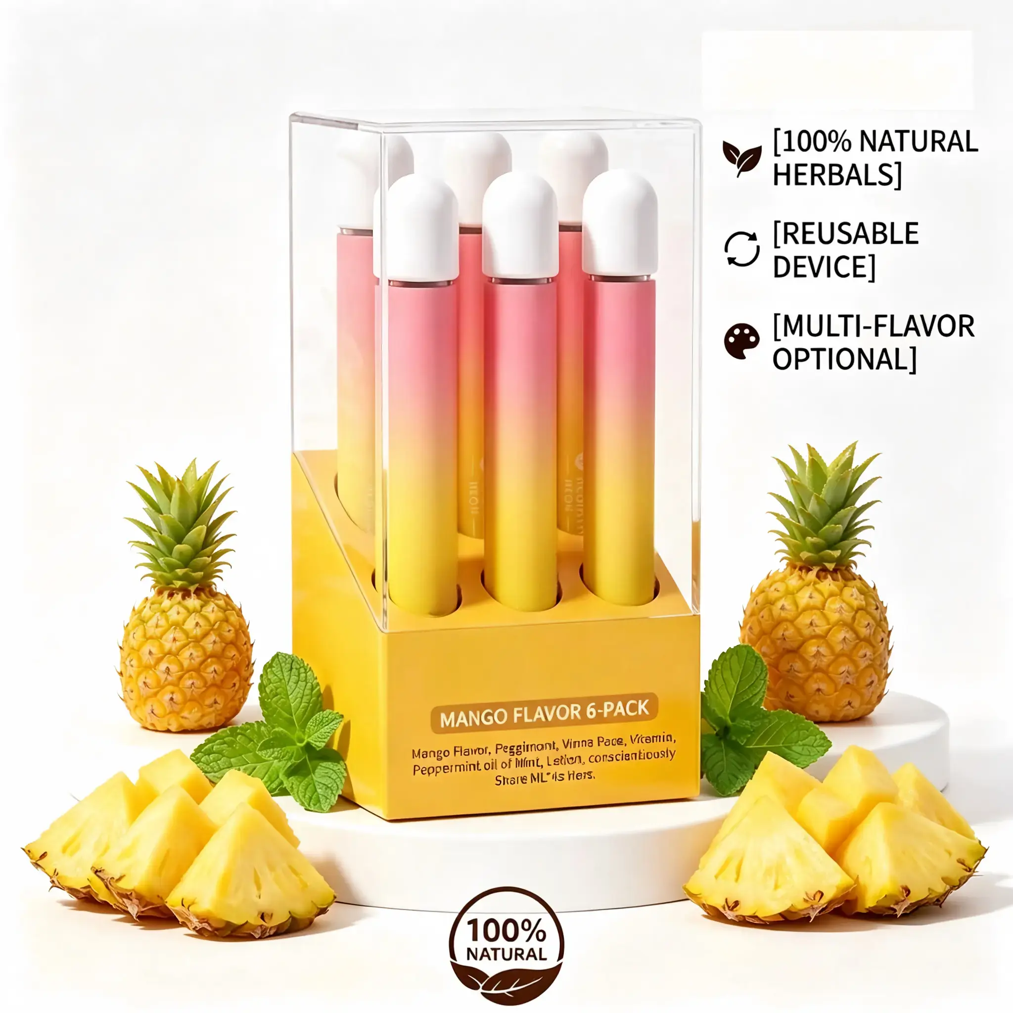 Nasal Stick: Freshens Breath, Eliminates Odors -4 Flavors Free Your