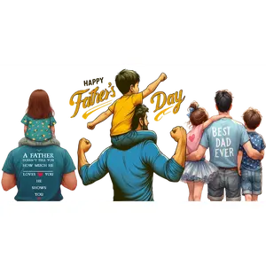 Happy Fathers Day UV Wrap