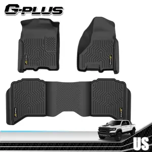 Fit For 2009-2024 Dodge Ram 1500 Classic Crew Cab Car Floor Mats Rubber Liners ,All Weather Floor Mats Rubber Liners,Waterproof Anti-slip Floor Mats Upgraded Version