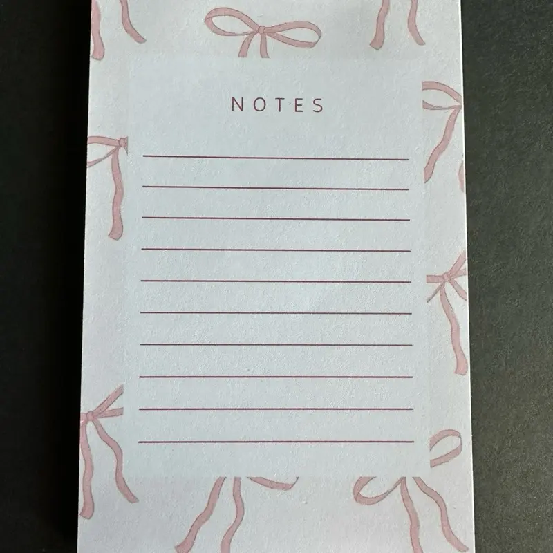 4x6 inch Custom Notepads with 25 Pages - Perfect for Notes and Reminders