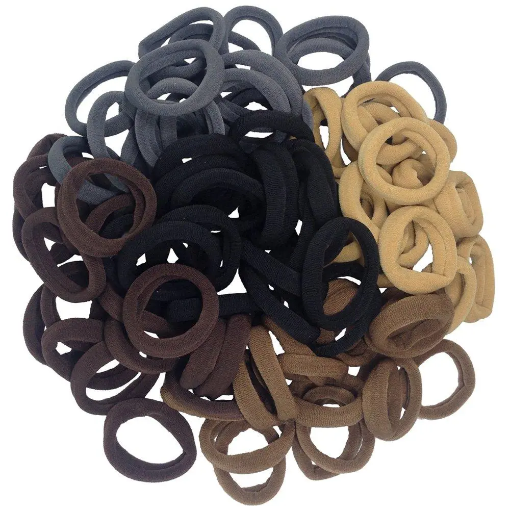 【NOT FOR SALE】 1PCS Random Color Seamless Ponytail Holders, No Damage Elastics Hair Bands for Thick, Heavy and Curly Hair, Bulk Hair Ties, Elastic Band Scrunchie