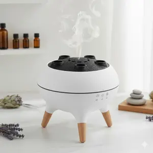 Ultra Quiet 28dB Jellyfish Home Desktop Humidifier with Aromatherapy Essential Oil Diffuser, 7-Color LED Mood Light, Auto Sh-Off & BPA-Free, Perfect for Bedroom, Nursery and Home Aromatherapy