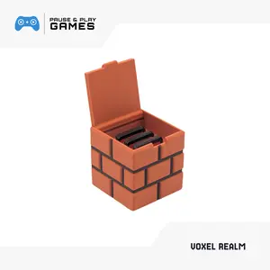 Switch Game Cartridge Holder - Brick Block | Magnetic | for Switch 1 & Switch 2