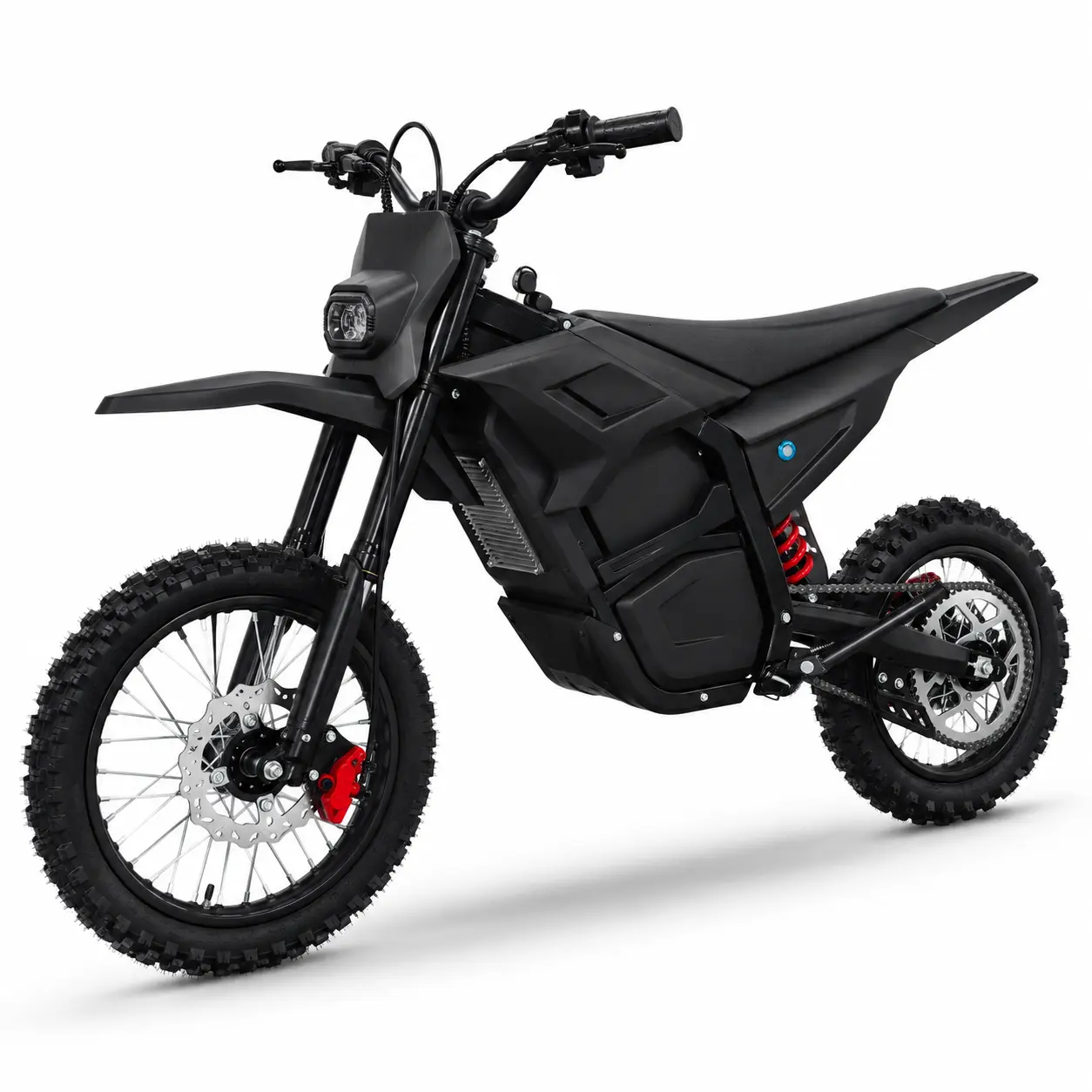 TERRAWULF M5 Electric Dirt Bike for Adults - 2600W Peak Motor, 48V 20Ah Removable Battery, 31 MPH Fast Off-Road Ebike, Full Suspension 14" Fat Tire Electric Bike, Dual Hydraulic Brakes, UL 2849 Certified E-Bike for Commuting & Trails