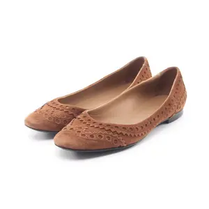 Pre-owned HERMÈS Velvet Small Leather Goods Hermes Suede Pumps