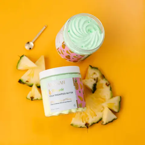 Fineapples Boob Butter Shea Firming Lifting Acne Care Skincare Skin Repair Moisturizer Hydrating with Pineapple Extract Retinol & Vitamin E