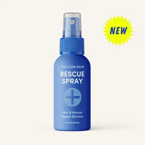 The Clean Bean Rescue Spray - Hypoallergenic & Non-Toxic Skin & Wound Repair Solution for All Ages - Made in USA FDA-Registered