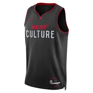 [DX8538-010] MENS NIKE NBA MIAMI HEAT CITY EDITION SWINGMAN JERSEY 23