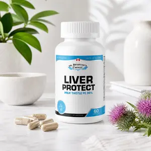 Dr. Bethune’s Choice Liver Protect | Milk Thistle, Dandelion, Yarrow & Burdock | Herbal Liver Support Supplement | 60 Capsules