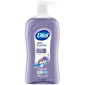 Dial Calm & Soothe Lavender & Jasmine Body Wash 32 fl oz Unisex Moisturizing Alcohol-Free Cruelty-Free Hydrating Cleansing Scent