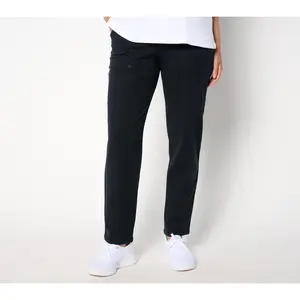 Sport Savvy Petite Ankle Length French Terry Pull-On Pant