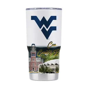 West Virginia 20oz Campus Icons Tumbler