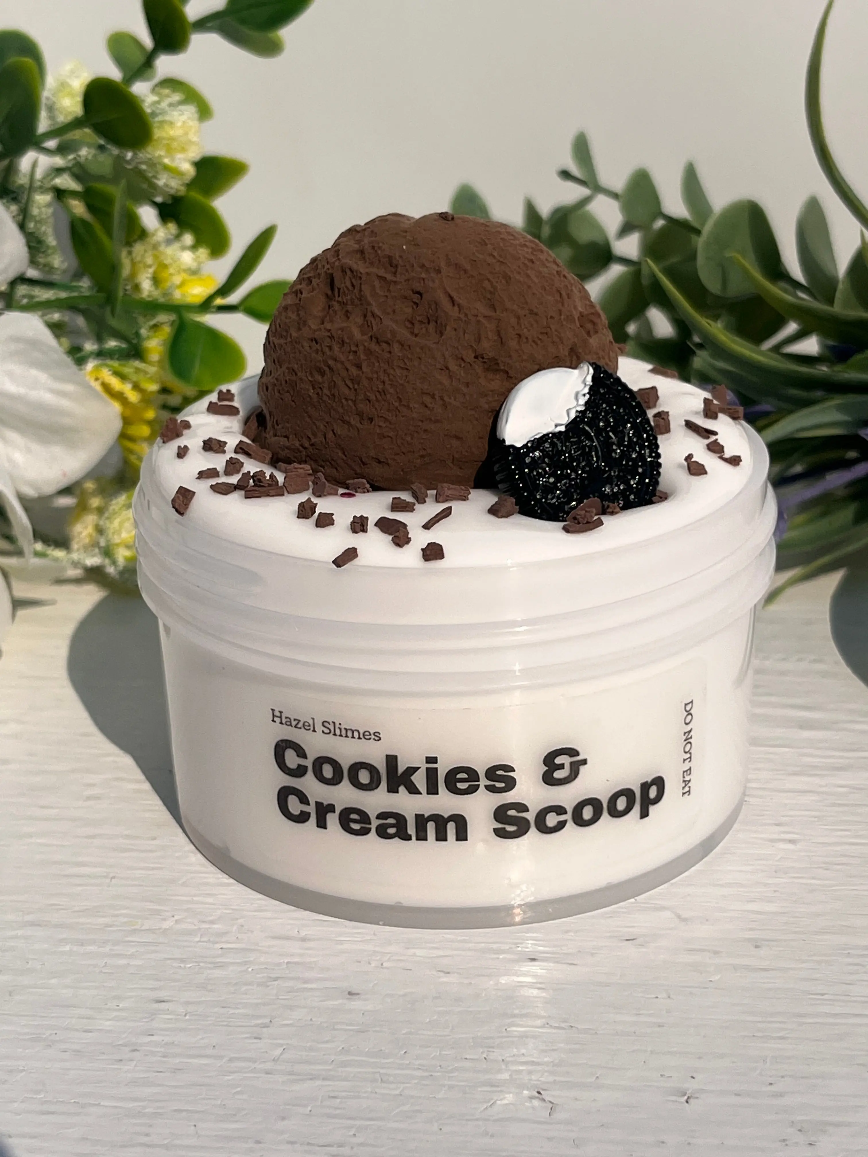 Cookie Theme Slime, Cookies & Cream Scoop Stress Relief Toy for Ages 8–10