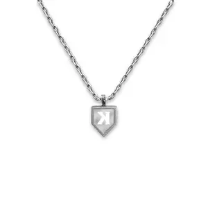 PITCHERS ONLY K Pendant and Chain - Stylish Design for Baseball Players