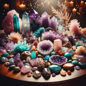 Natural Crystal Carvings - Assorted Colors & Styles