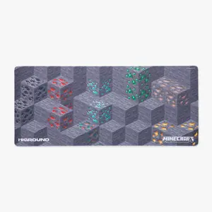 HG x Minecraft Mousepad XL - Mining Blocks