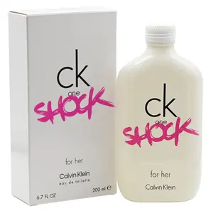 CK One Shock by Calvin Klein for Her EDT 6.7 oz 6.8 NEW in BOX