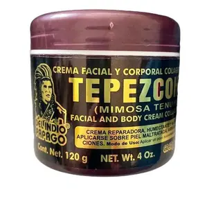 Del Indio Papago Tepezcohuite Night Skin Cream 4oz (120g) - Skincare Moisturizers Daily Night Cream Skin Repair Delicate Gentle