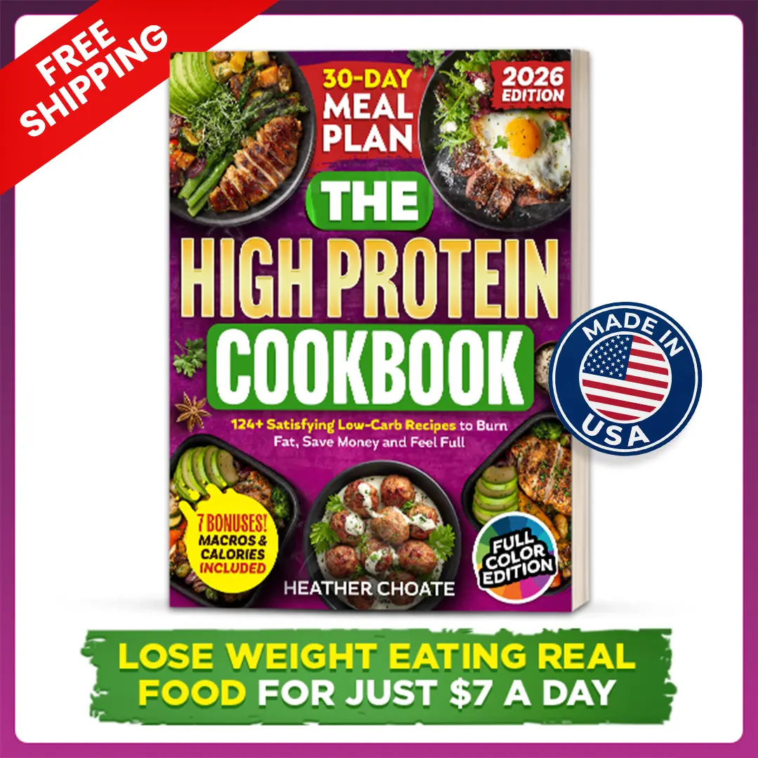 High Protein Cookbook: 124 Easy Low-Carb Recipes + 30-Day Meal Plan