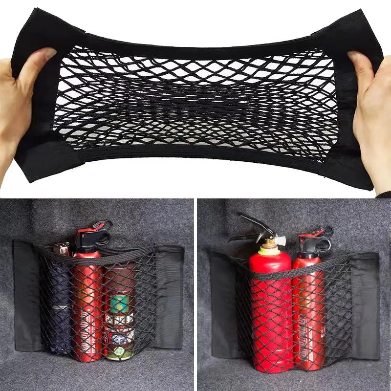 Car Trunk Box Storage Bag Net sticker For SEAT Accessories Leon 1 2  MK3 FR Cordoba Ibiza Arosa Alhambra Altea Exeo Toledo Cupra