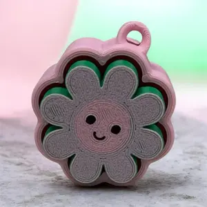 Fidget clicker flower