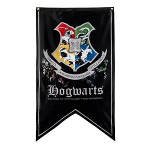 Harry Potter Hogwarts Crest Banner Flag (30'' x 50'')