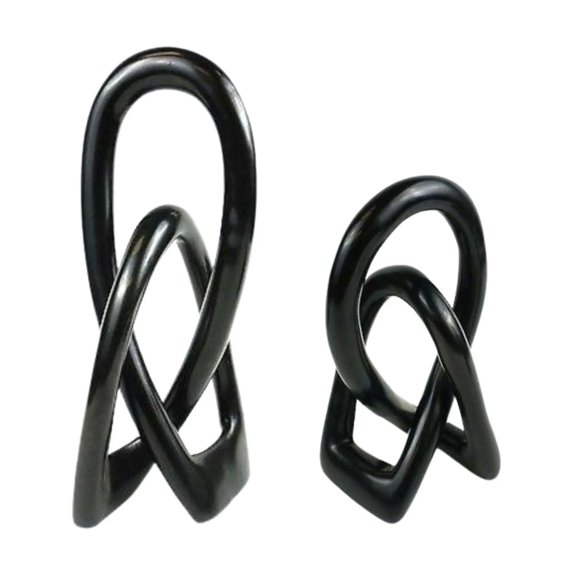 Global Crafts Eternal Love Knot Sculptures, Bigand Small