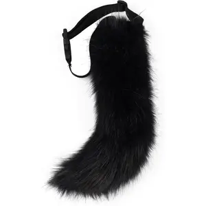 L-GCS066  Faux Fur Fox Costume Cat Tail Cosplay Halloween Christmas Party Costume, One Size