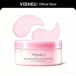 [VIDHEU Official]  PDRN Eye Patch, Under Eye Patches for Dark Circles, Depuffing Brightening Eye Masks for Puffy Eyes, Tired Eyes, Deep Nourishing, Korea skincare (60ea)