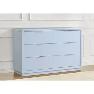 Forever 6 Drawer Dresser with Changing Top and Interlocking Drawers - Classic Collection