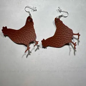 Chicken earrings