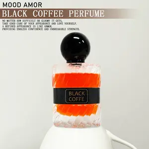 MOOD AMOR Black Coffee Perfume , 50ml for Women & Men - Mysterious & Addictive Scent for Evening & Date Night