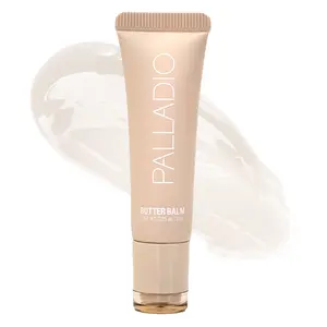 Palladio Butter Balm - Hydrating Lip Balm with Sheer Tint, Aloe, Peptides, Shea Butter, and Vegan Formulation for Instant Moisture, Shine, and Soothing Lip Care