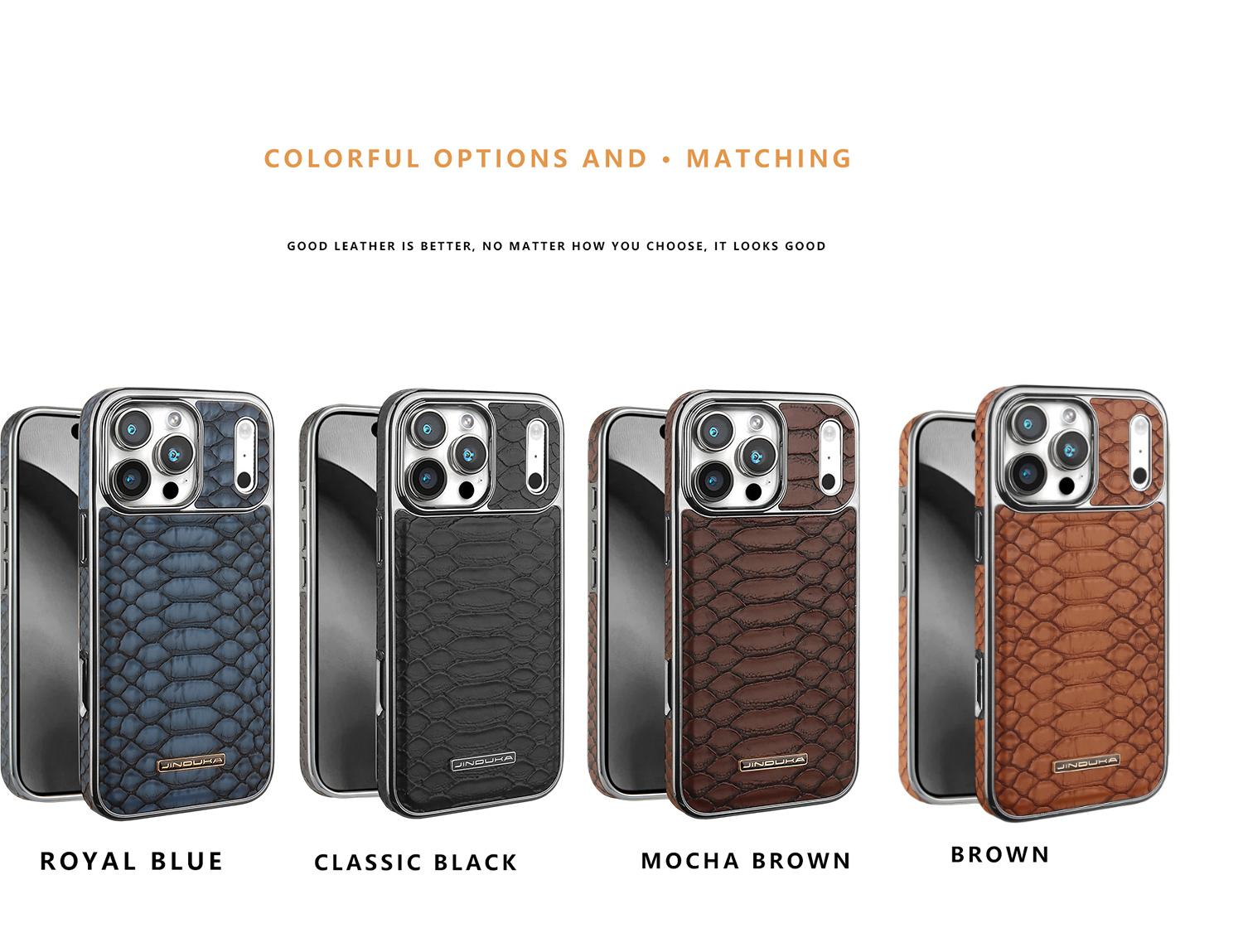 Luxury Business Vegan Faux Snake Skin Case - Compatible with iPhone 17/16/15/14/13/12 Pro Max | Electroplated Soft Edge Full-Body Shockproof Cover Luxury Business Vegan Faux Snake Skin Case - Compatible with iPhone 17/16/15/14/13/12 Pro Max | Electroplated Soft Edge Full-Body Shockproof Cover