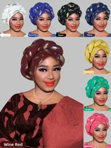 Boho Muslim Feather Headscarf Hat, Turban Hijab, Multiple Colors Available, Daily Wear, Religious Activities, Traditional Festivals