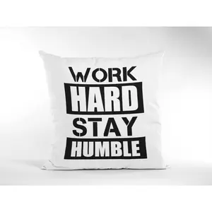 Work Hard Stay Humble Pillow