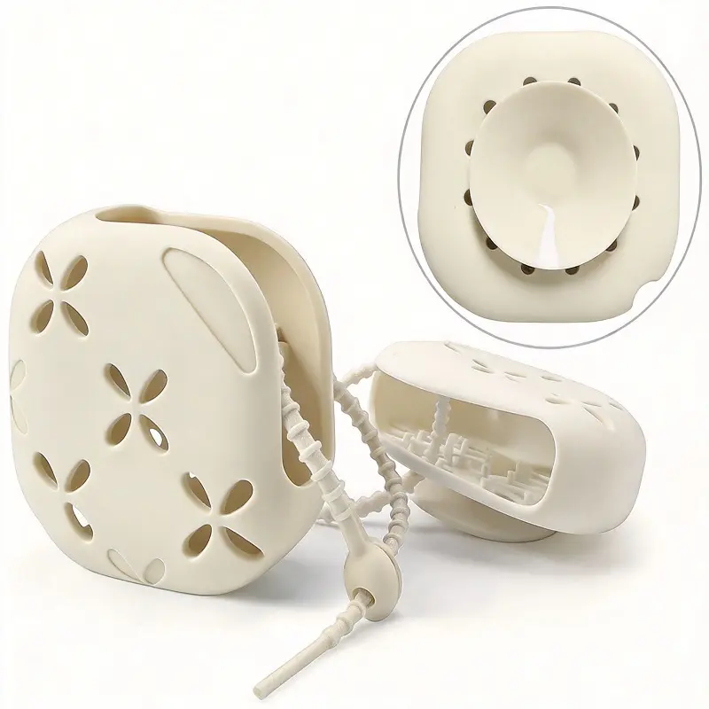 Silicone bathroom fragrance storage box, household washbasin soap box, bathtub silicone fragrance box