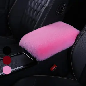 Plush Car Armrest Pad, Soft Car Armrest Box Pad, Central Armrest Pad, Car Interior Accessory, Universal Decoration Accessories for Women & Men