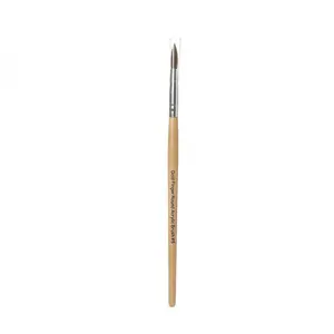 Gold Finger Round Acrylic Brush