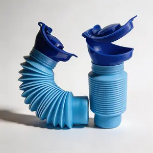 Portable Collapsible Urinal 750ml Unisex Reusable Emergency Travel Toilet For Car Camping