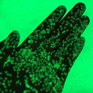 Glow in The Dark Stars - Solvent Resistant & Cosmetic Grade Glitter - Perfect for tumblers, Wine Glasses, Candle Holders, Resin, Slime, Body, face, Nail, Hair, Arts & Crafts & More (Glow Star) springtok