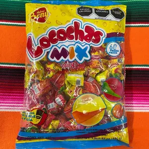 Locochas Mix 60pcs Sabor Fresa, Sandía, Chamoy, Mango