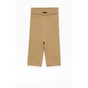 Fear of God ESSENTIALS Men's Womenâs Dune Ribbed Knit Biker Shorts