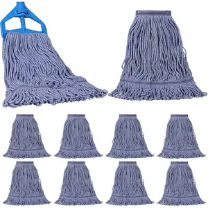 8 Pack Heavy Duty Mop  Replacements,String Mop  for Commercial, for ,Office and Kitchen,Washable, Mop