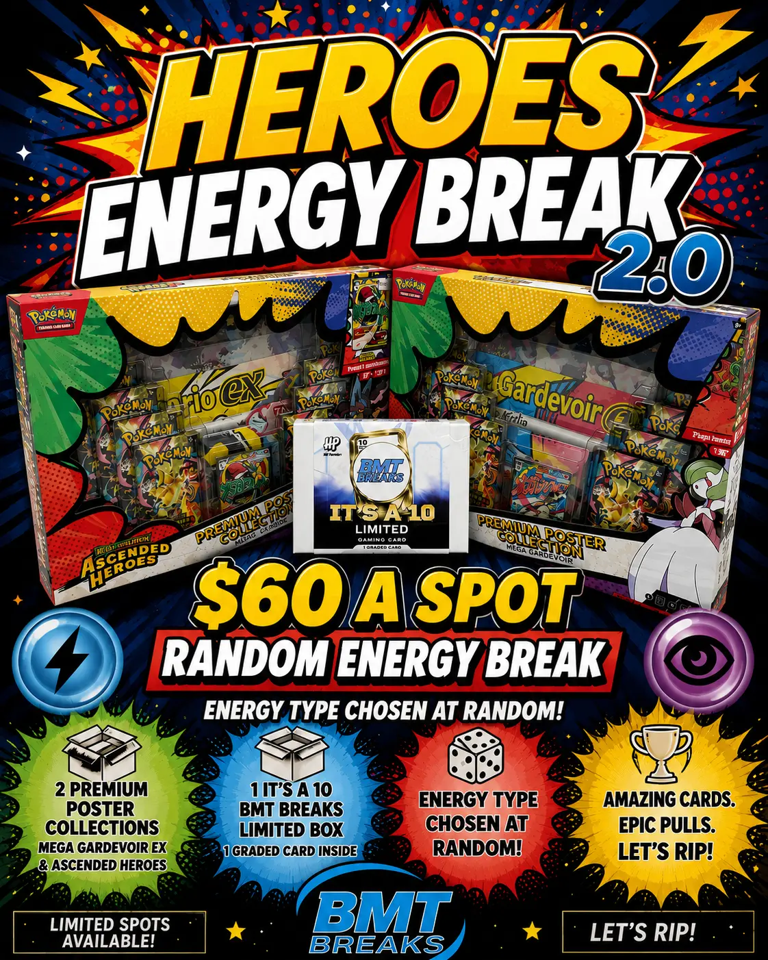 Heroes Energy Break 2.0  Please Read Description