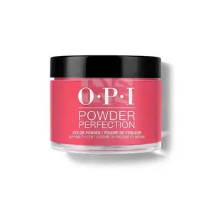 OPI Powder Perfection - Launch 1989 - OPI Red 1.5 oz DP L72, Long Lasting Nail Art DIY for Women & Girls, Quick Dry Manicure Tool, Beautiful Radiant Nails, Spring 2188